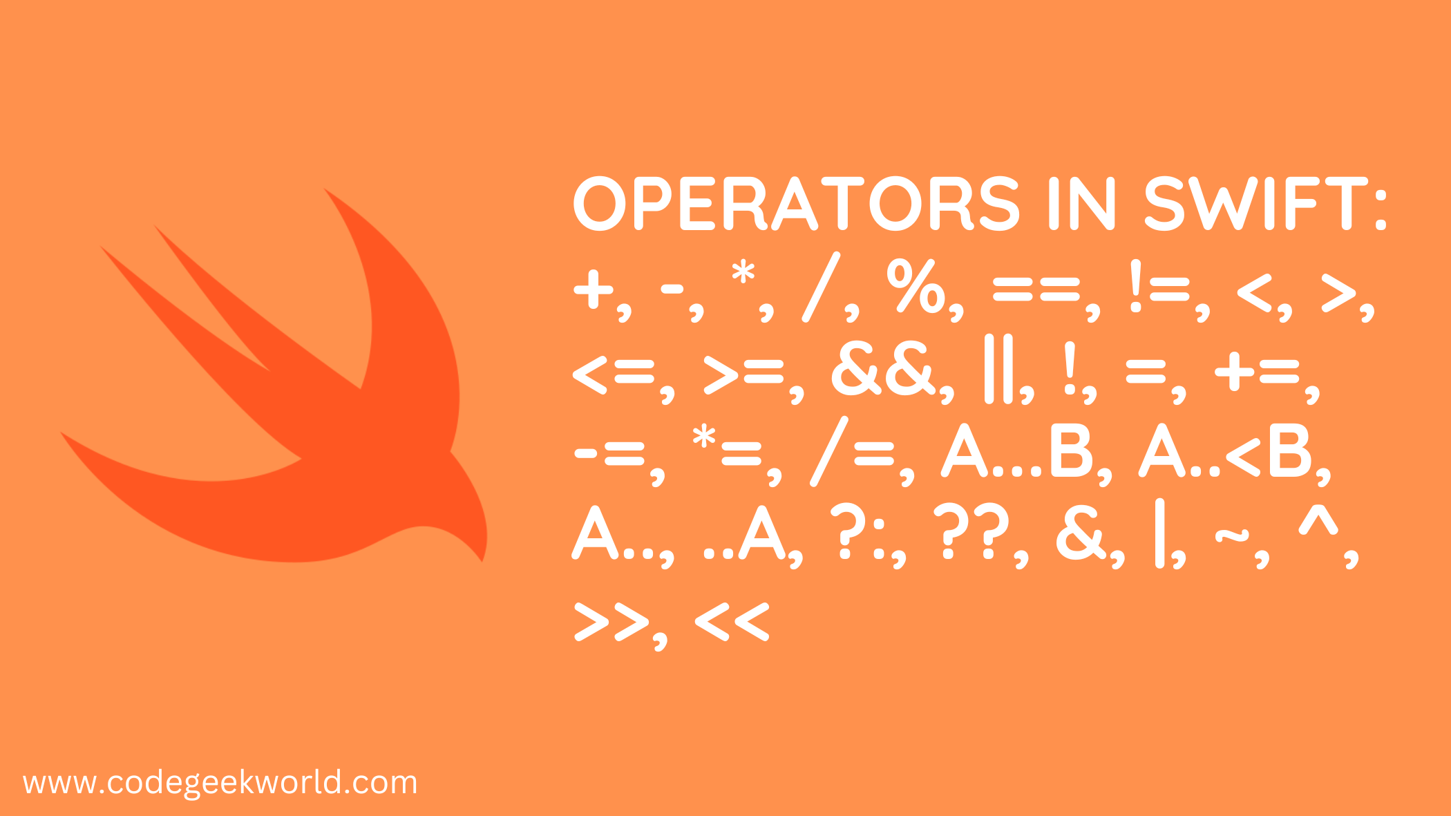 Operators in Swift